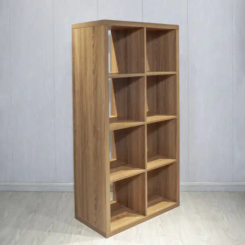 2 X 4 Cube Bookshelf Bookshelves For Home, Office, Walnut Color