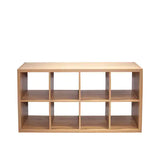 2 X 4 Cube Bookshelf Bookshelves For Home, Office, Walnut Color